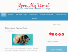 Tablet Screenshot of lovemyword.com